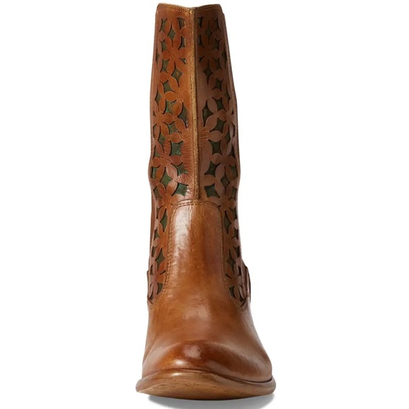 Roan by Bed Stu Malaysia Leather Cutout Boots - Picture 7 of 9